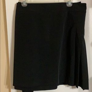 Side pleated mini skirt from Venezia Jean Co